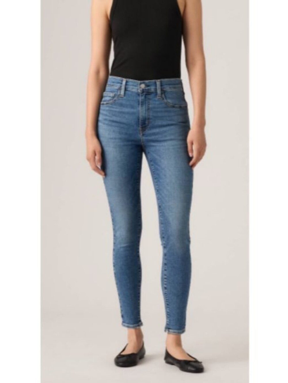 Levi's 720 High-Rise Super Skinny Stretch Blue Wash Jeans